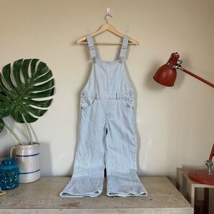 Zara Railroad Stripe Overalls